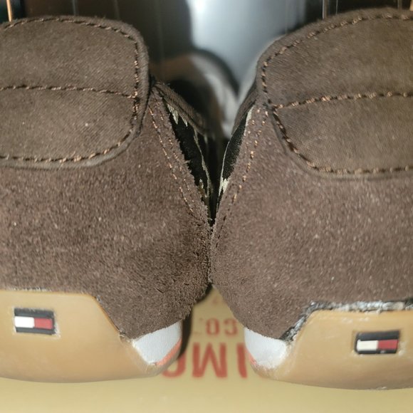 Tommy Hilfiger Tw Princess Brown Sneaker Shoe Size 7M - Picture 2 of 8